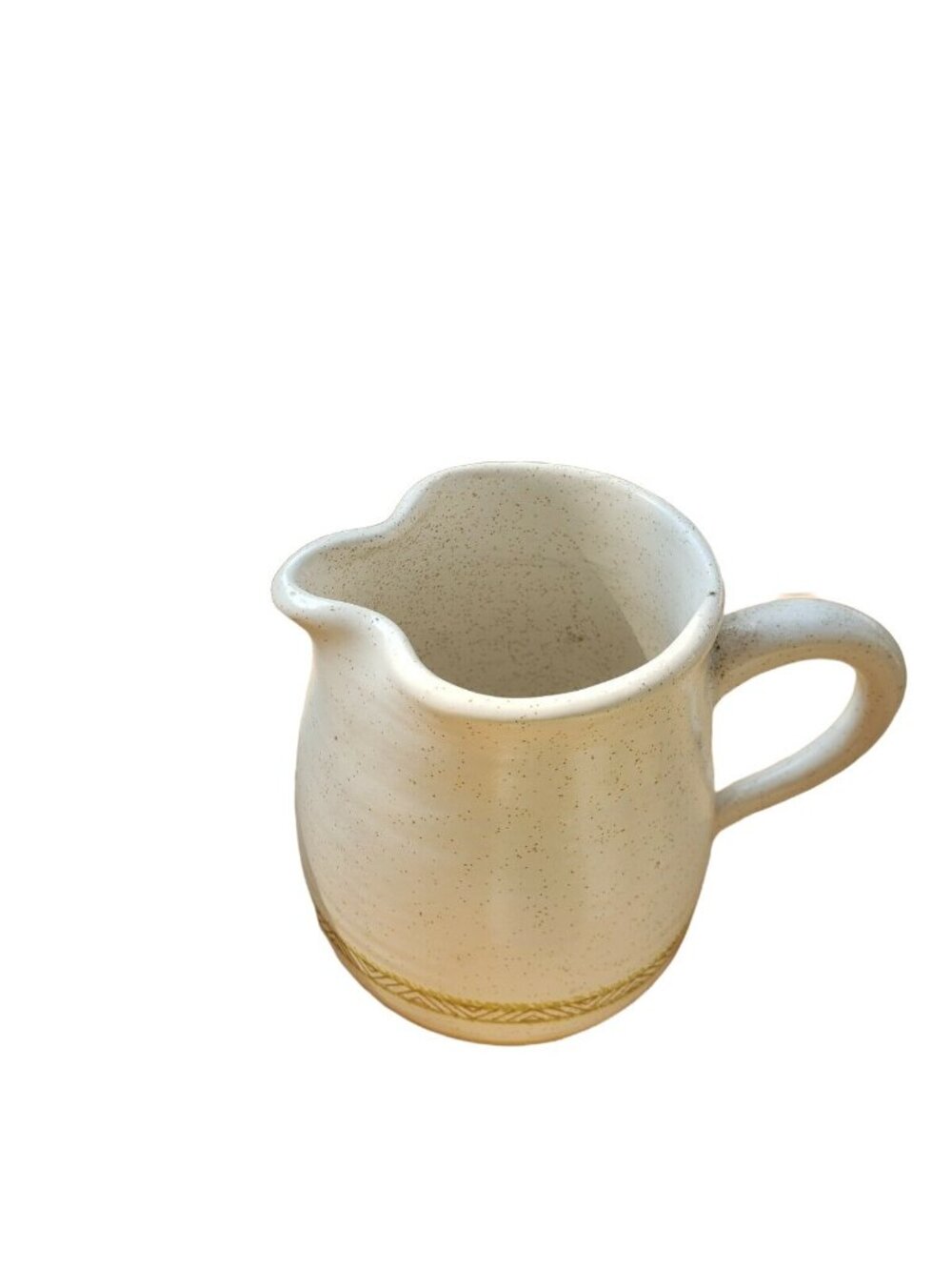 Vtg Franciscan Earthenware Hacienda Green Creamer Milk Cream Pitcher 4.5" Tall